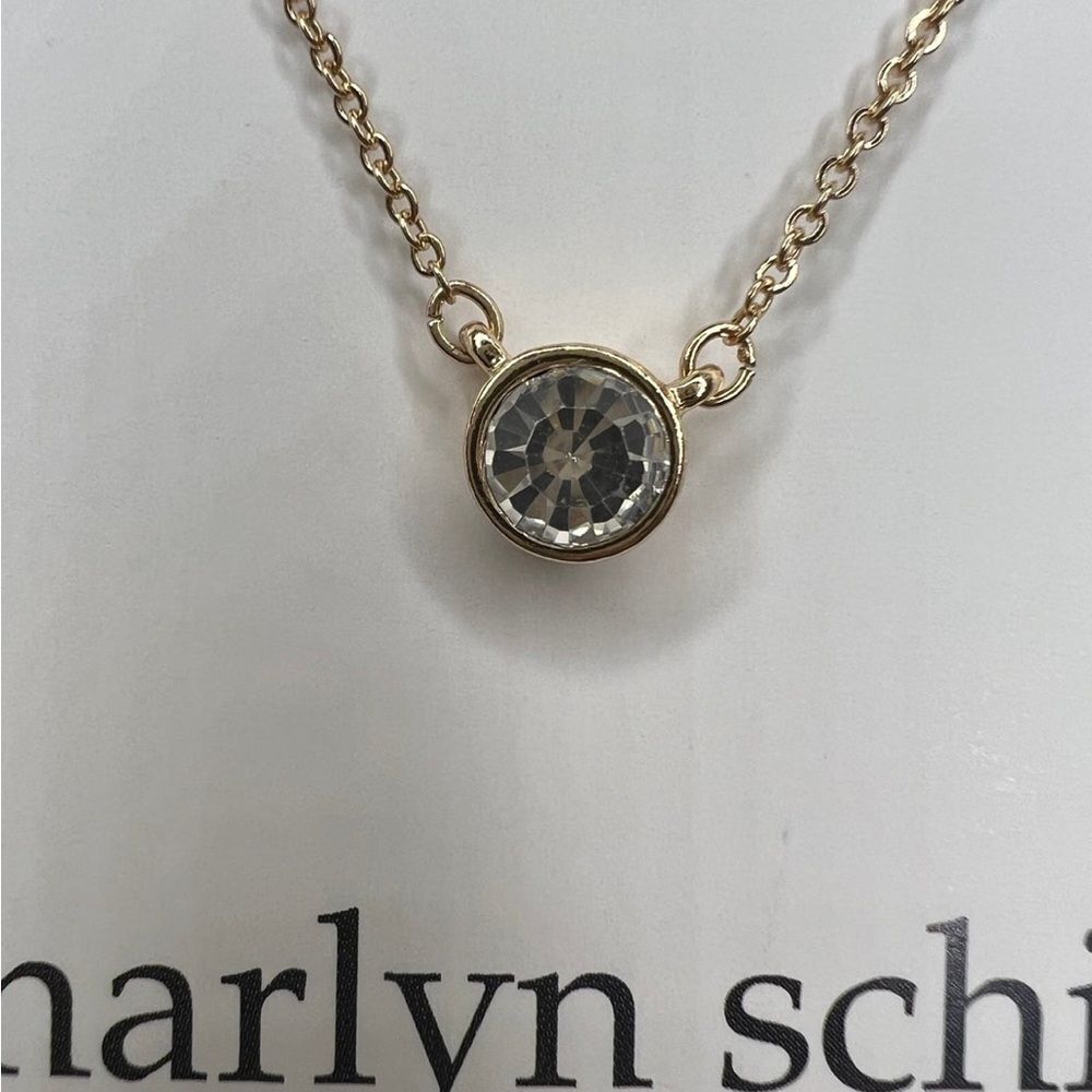 NWT Marlyn schiff‎ double layered necklace - Picture 4 of 5